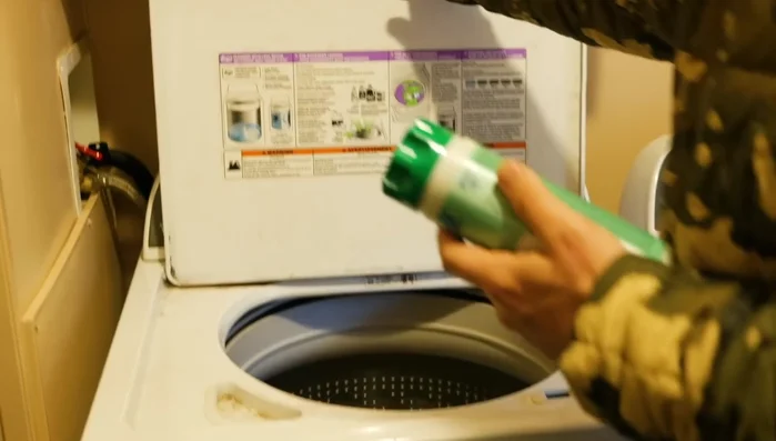 Run a quick wash cycle.