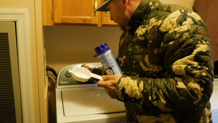 Run a quick wash cycle.