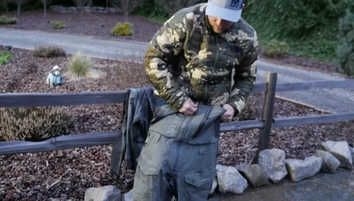 Get your gear wet with a hose to see how effectively the water beads up.