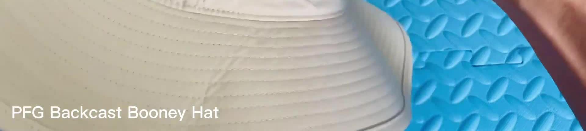 Close-up of the hat showing its lightweight and breathable material.