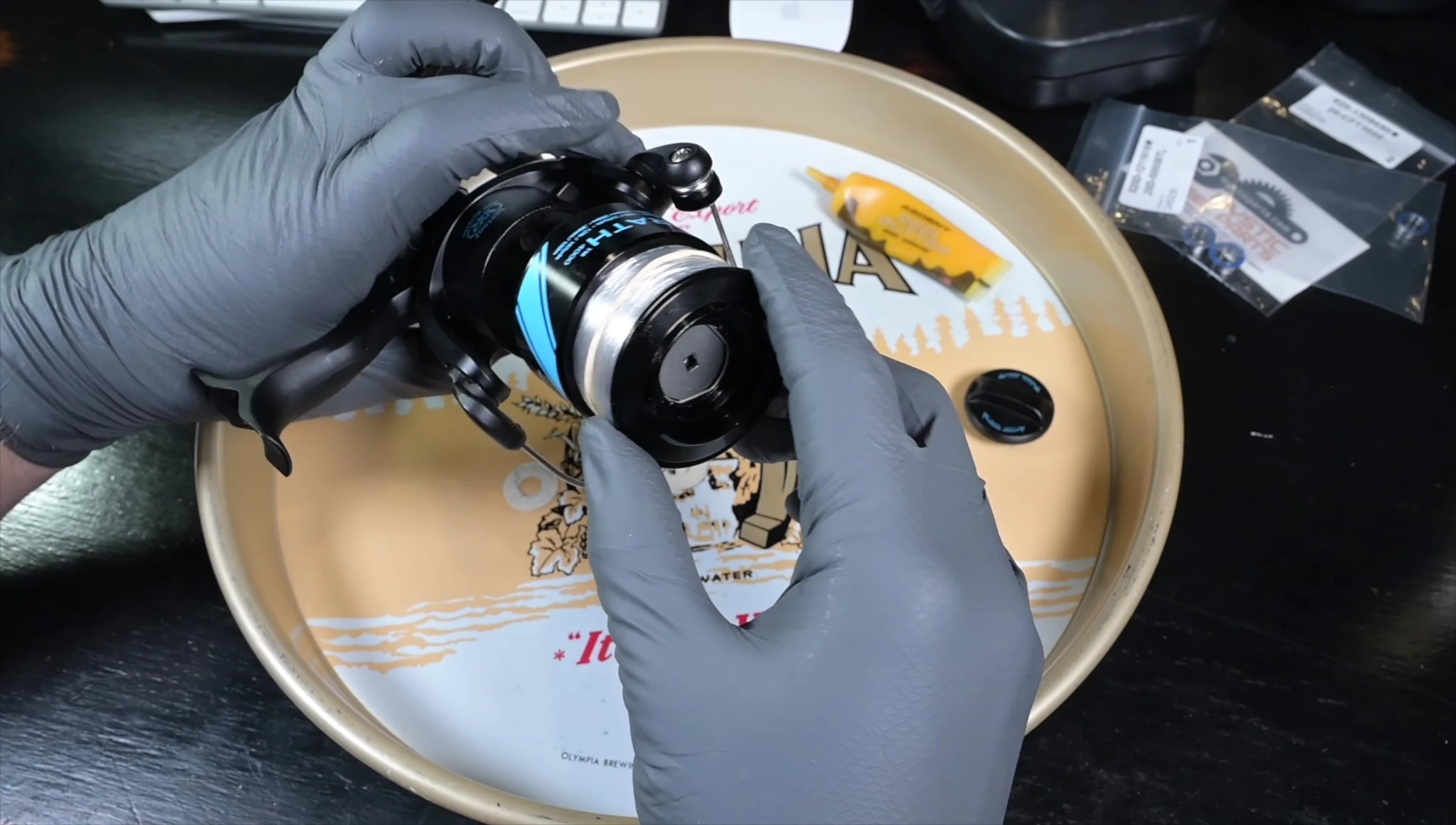 Aligning drag washers