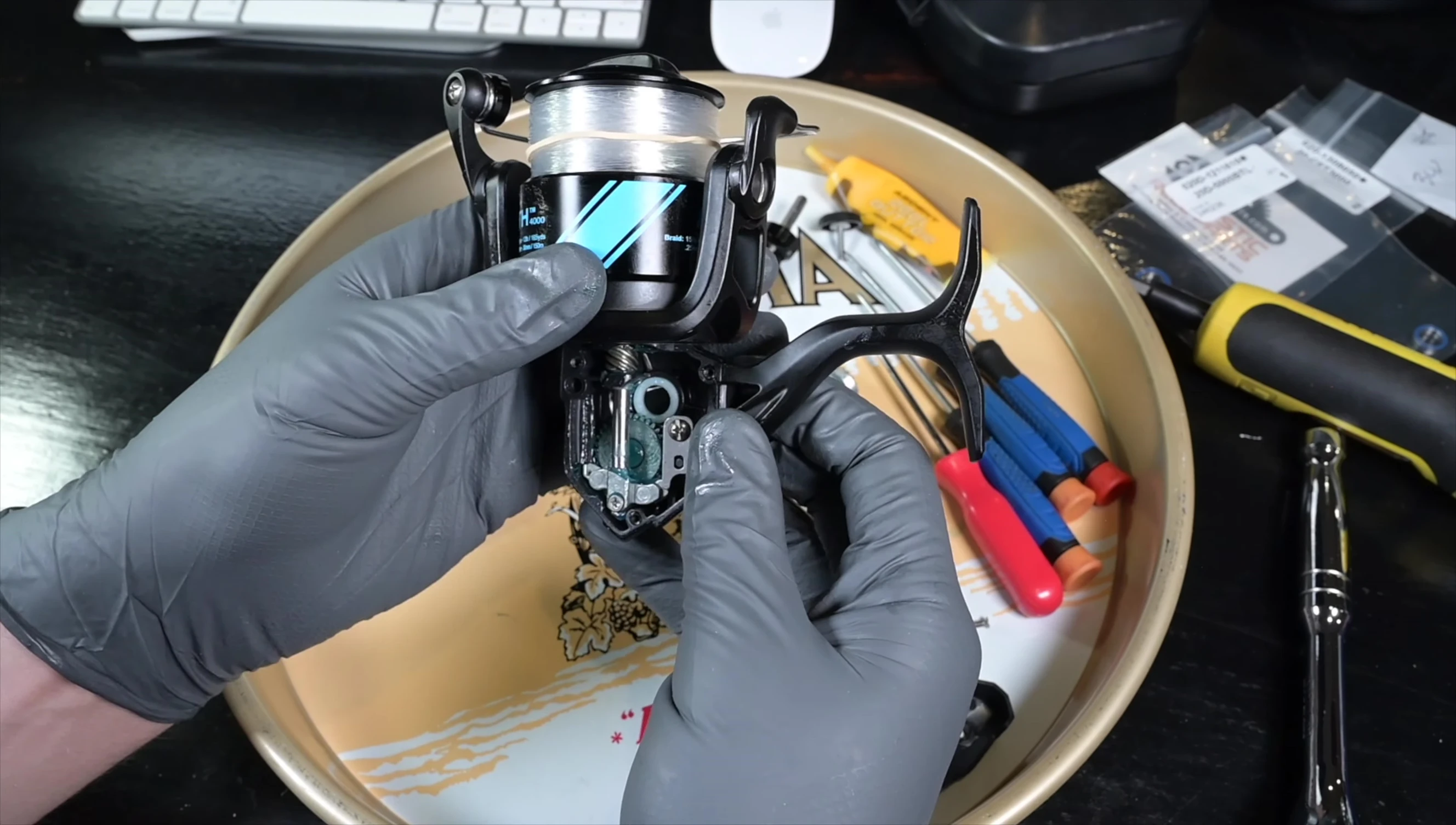 Removing a plastic bushing