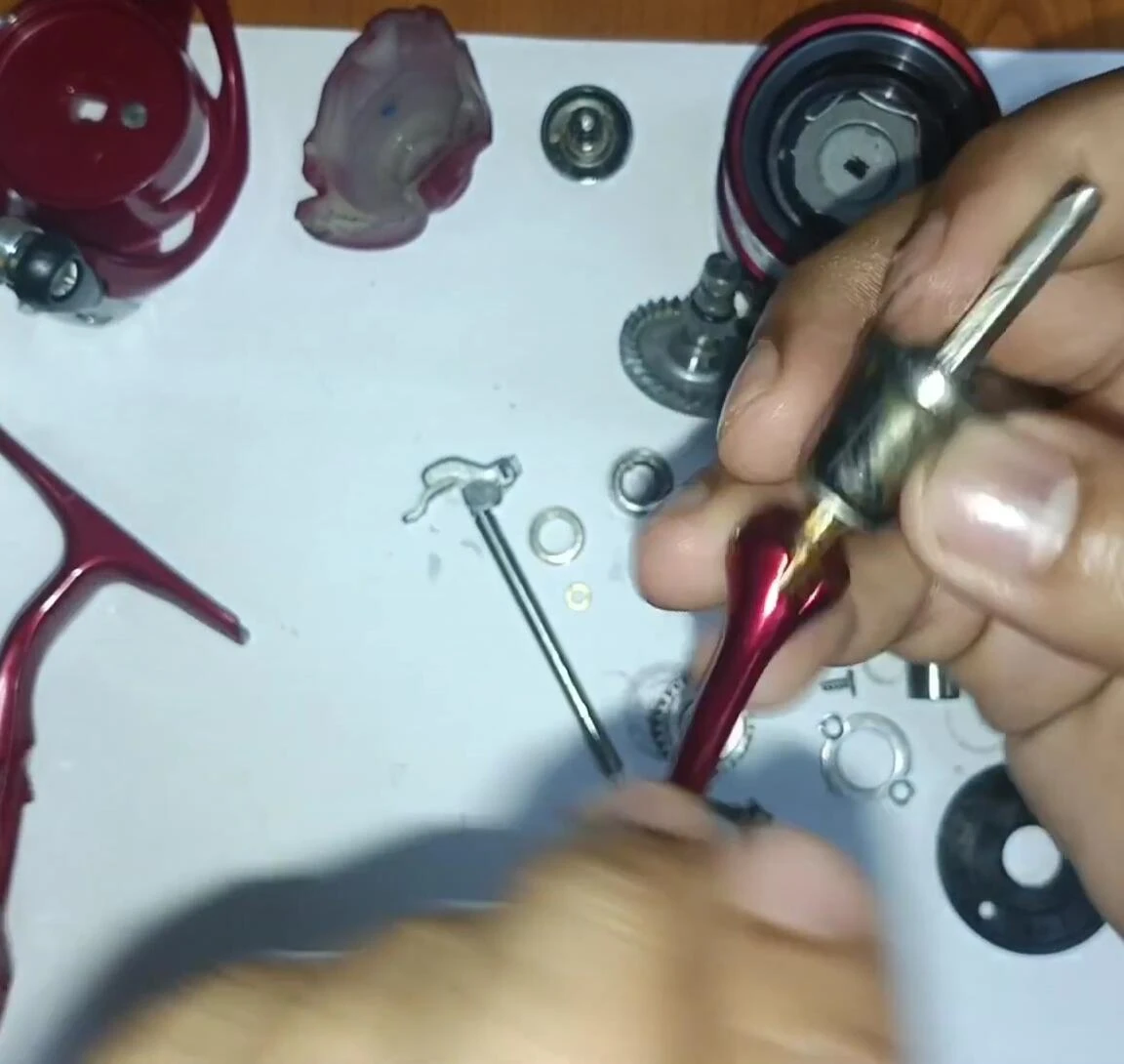 The overall condition of the reel after inspection.