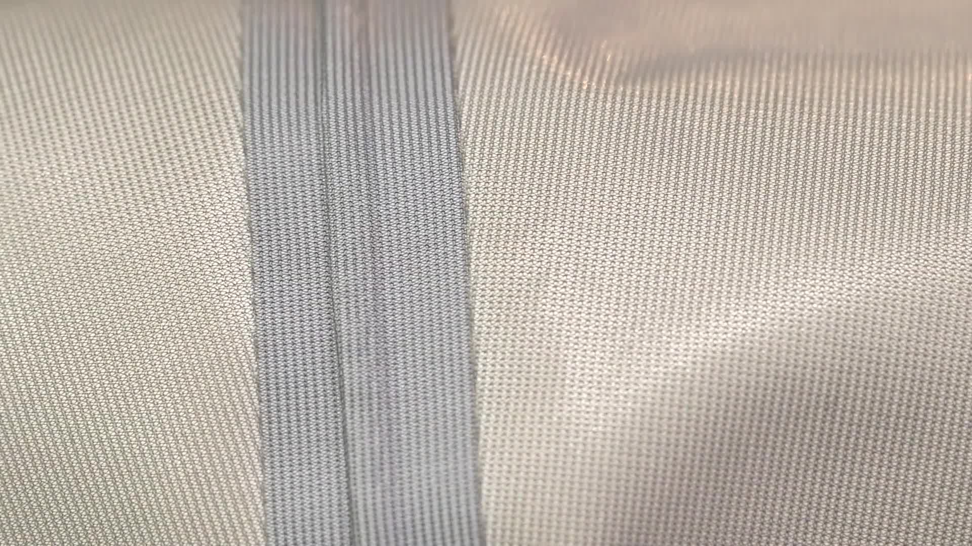 Image highlighting the supple and cool-wearing polyester twill microfiber shell fabric.