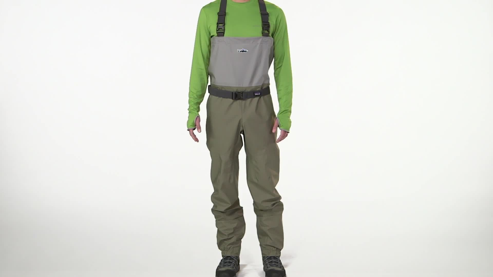 Close-up of the Rio Azul waders' fabric showcasing its four-layer construction.