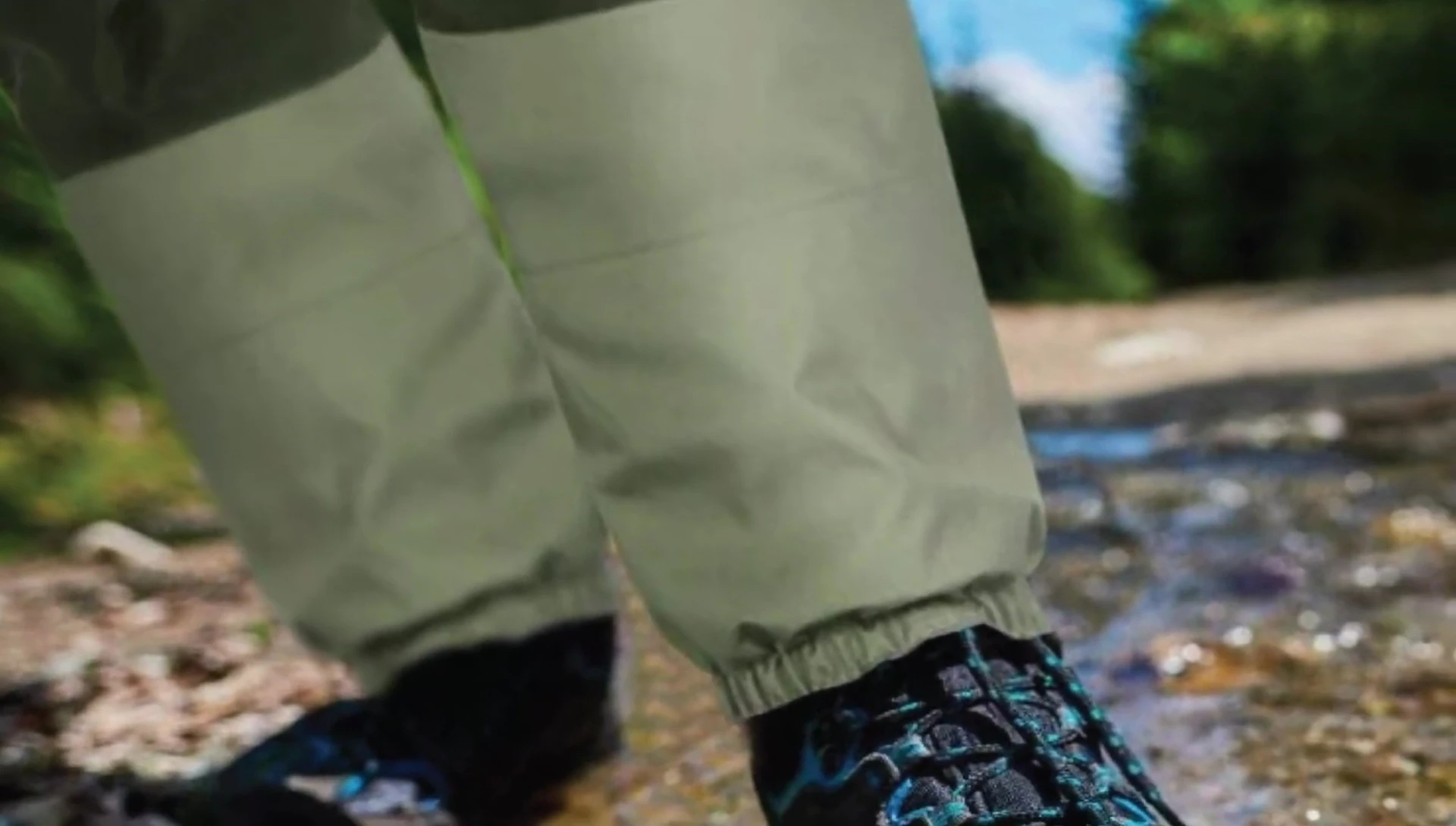 Close-up of McGreel Waders booties