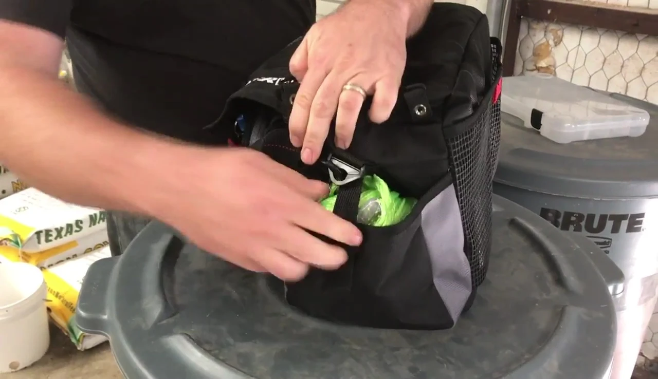 Exterior pockets and cast net storage
