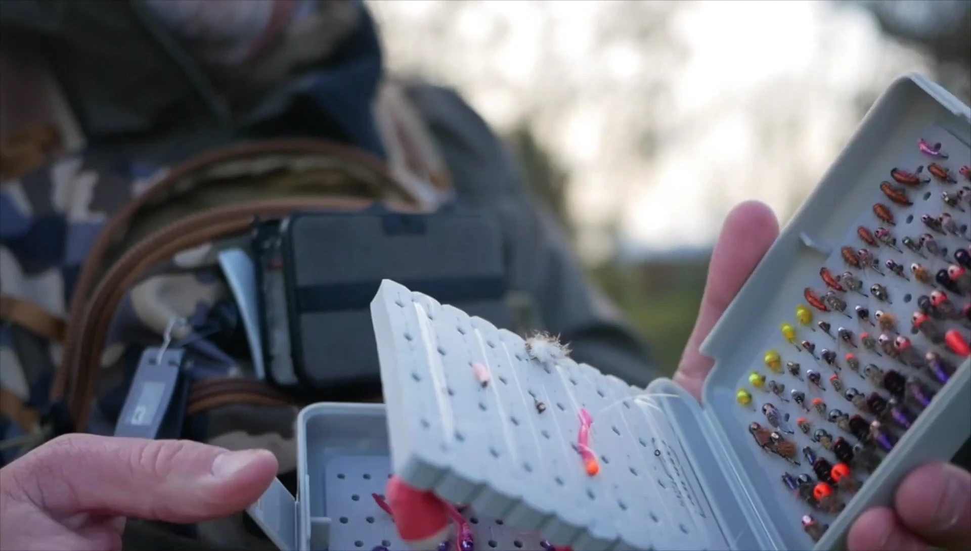 The foam insert securely in place within the box