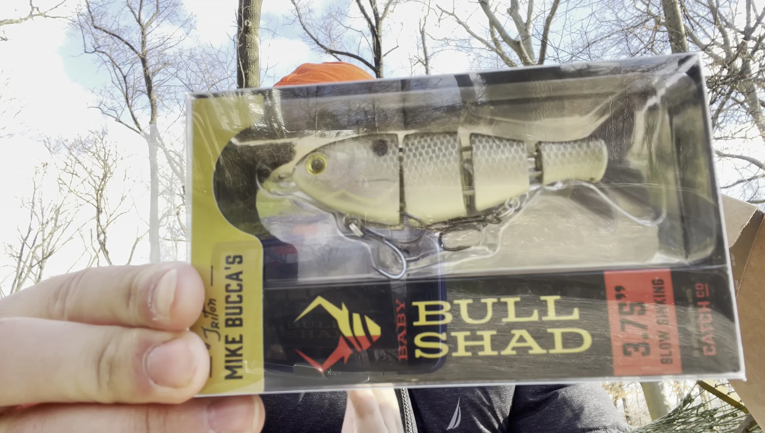 Close-up of the Mike Bucca's Baby Bull Shad's action in the water.