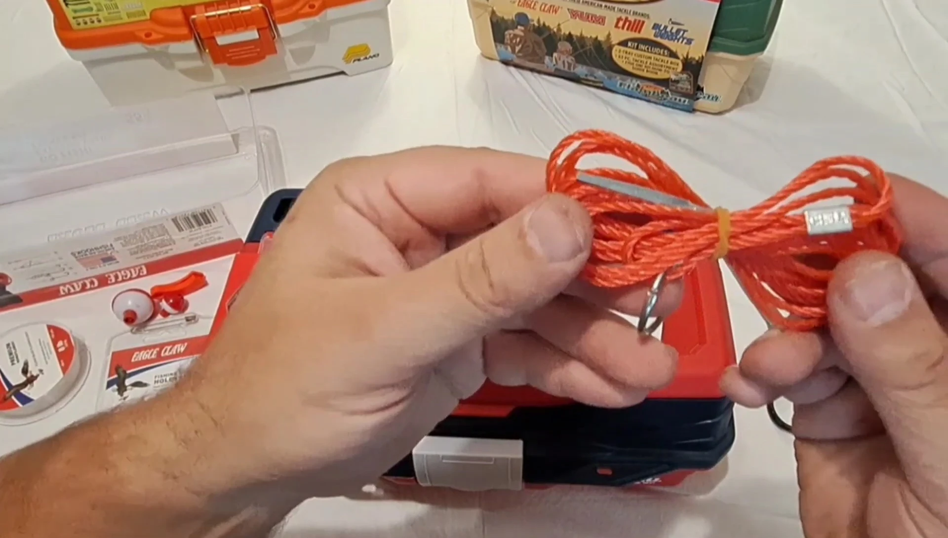 The plastic stringer included in the kit