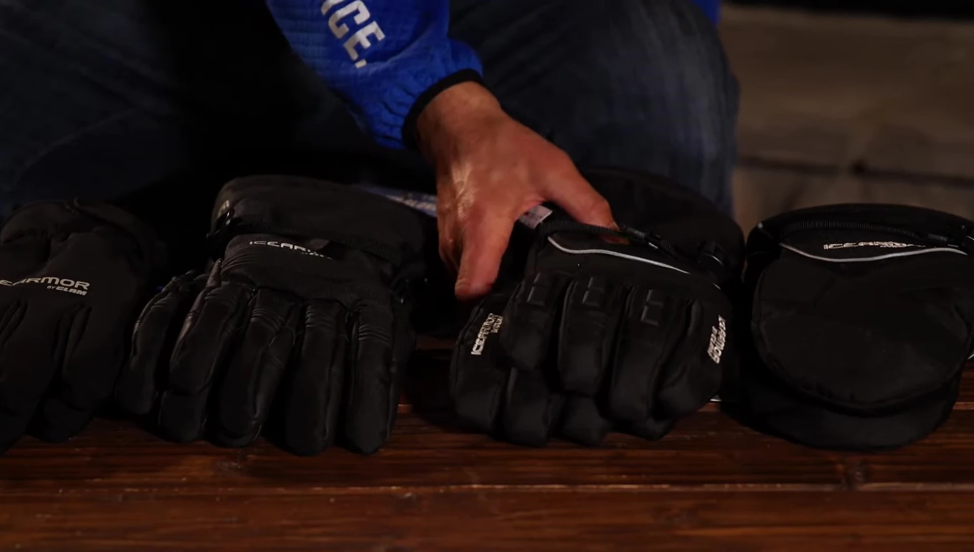 Close-up of the Extreme Cold Weather gloves.