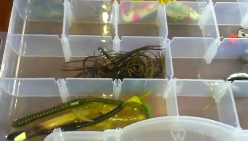 The jigs, swimbaits, and soft plastics collection.