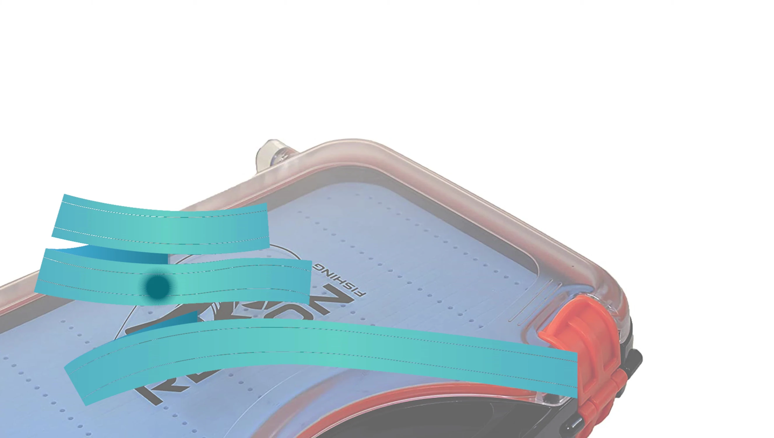 Region Fishing Waterproof Fly Box highlighting its large size