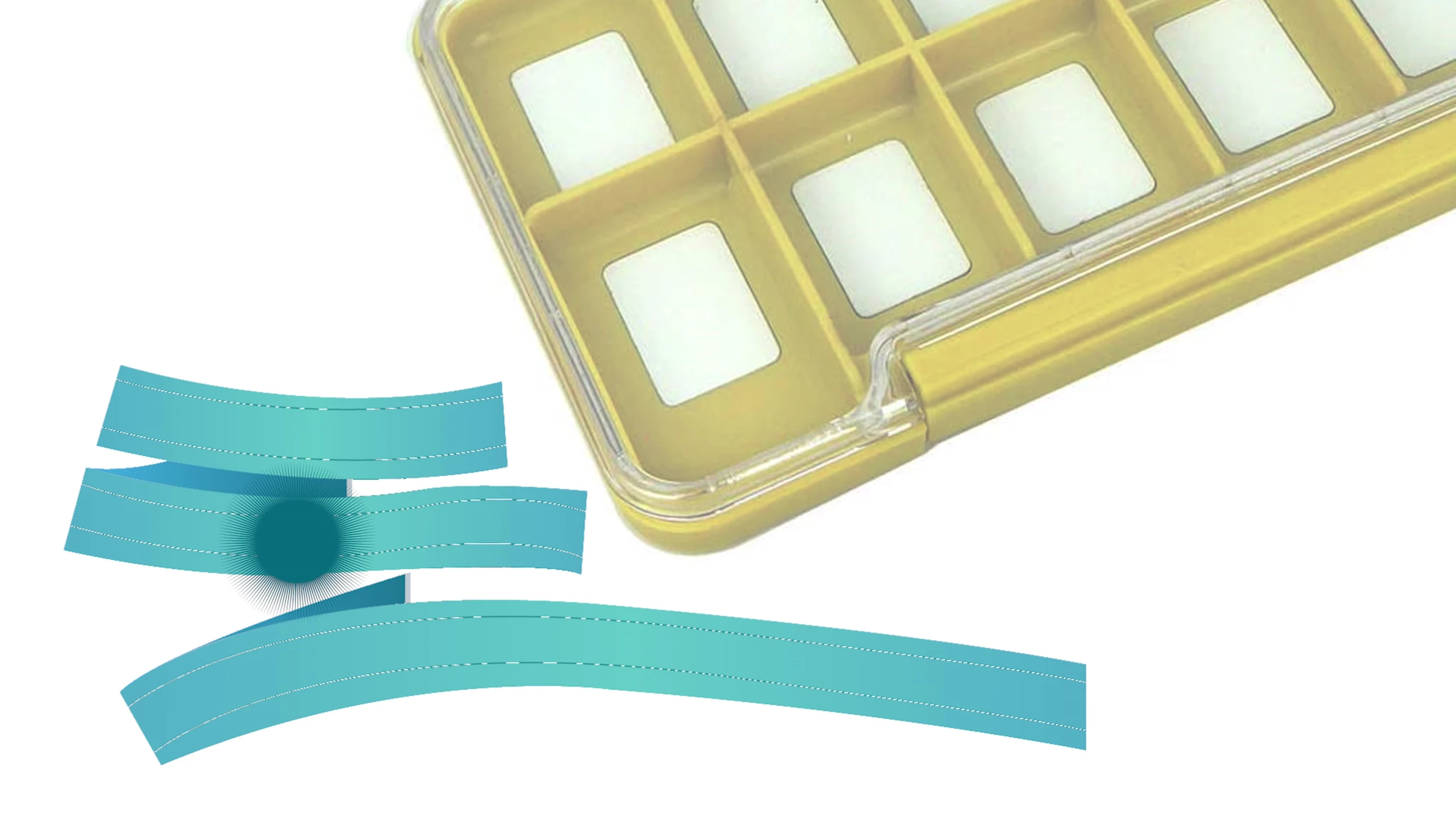 Riverrun's Waterproof Fly Box emphasizing its slim profile