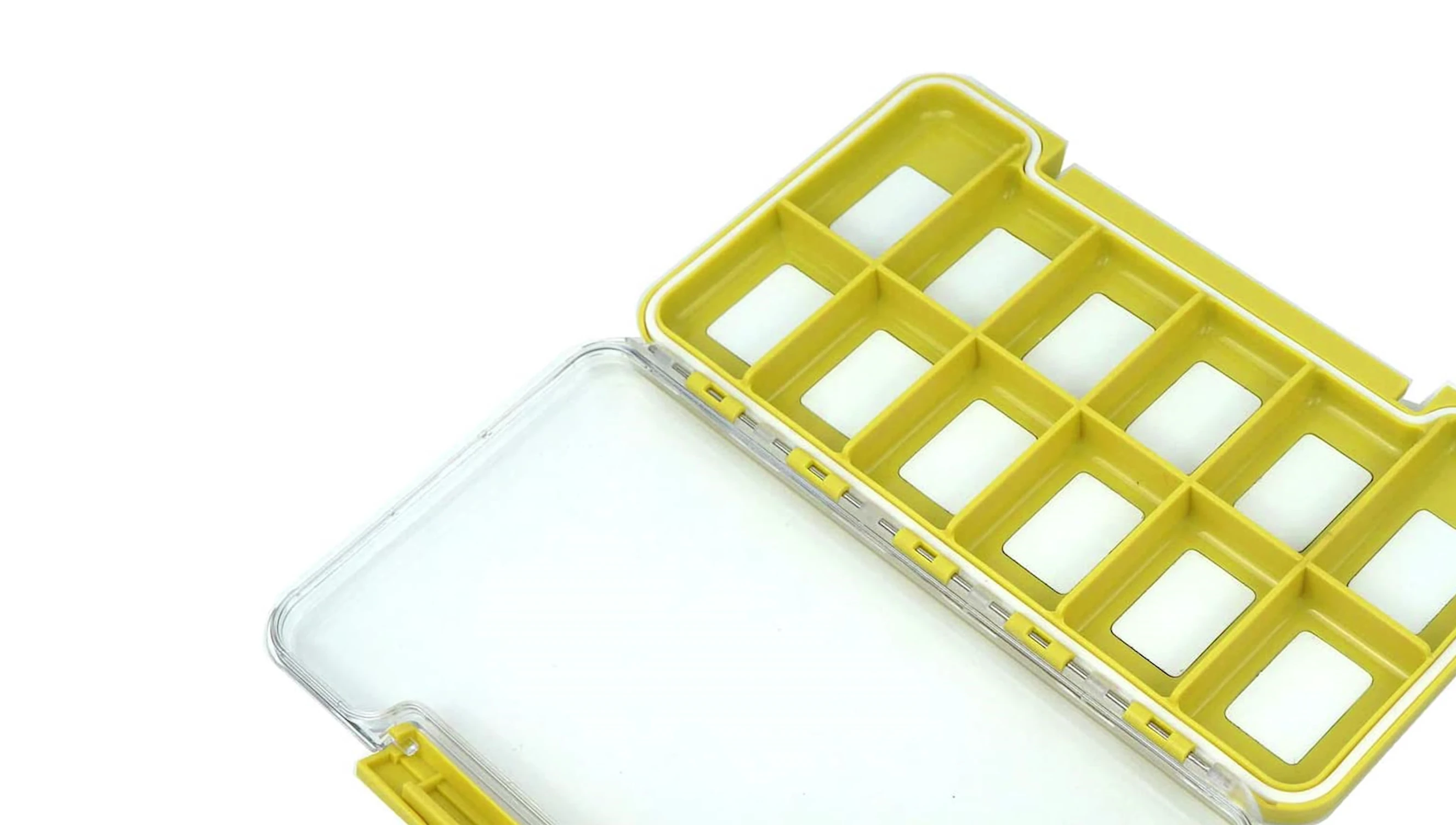 The Riverrun box shown floating in water, demonstrating its waterproof capabilities.