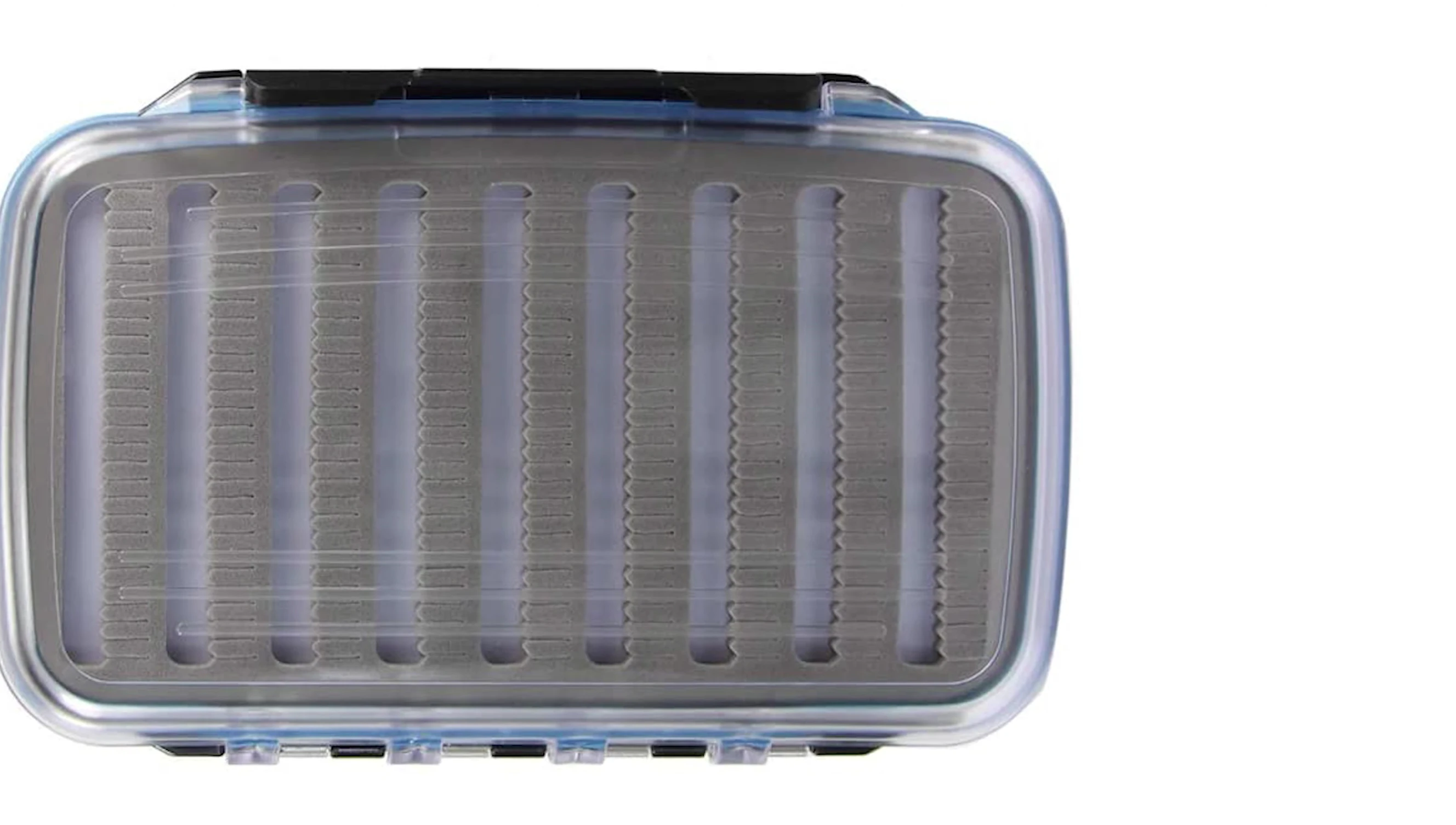 Image showcasing the ease of viewing flies through the clear plastic covers