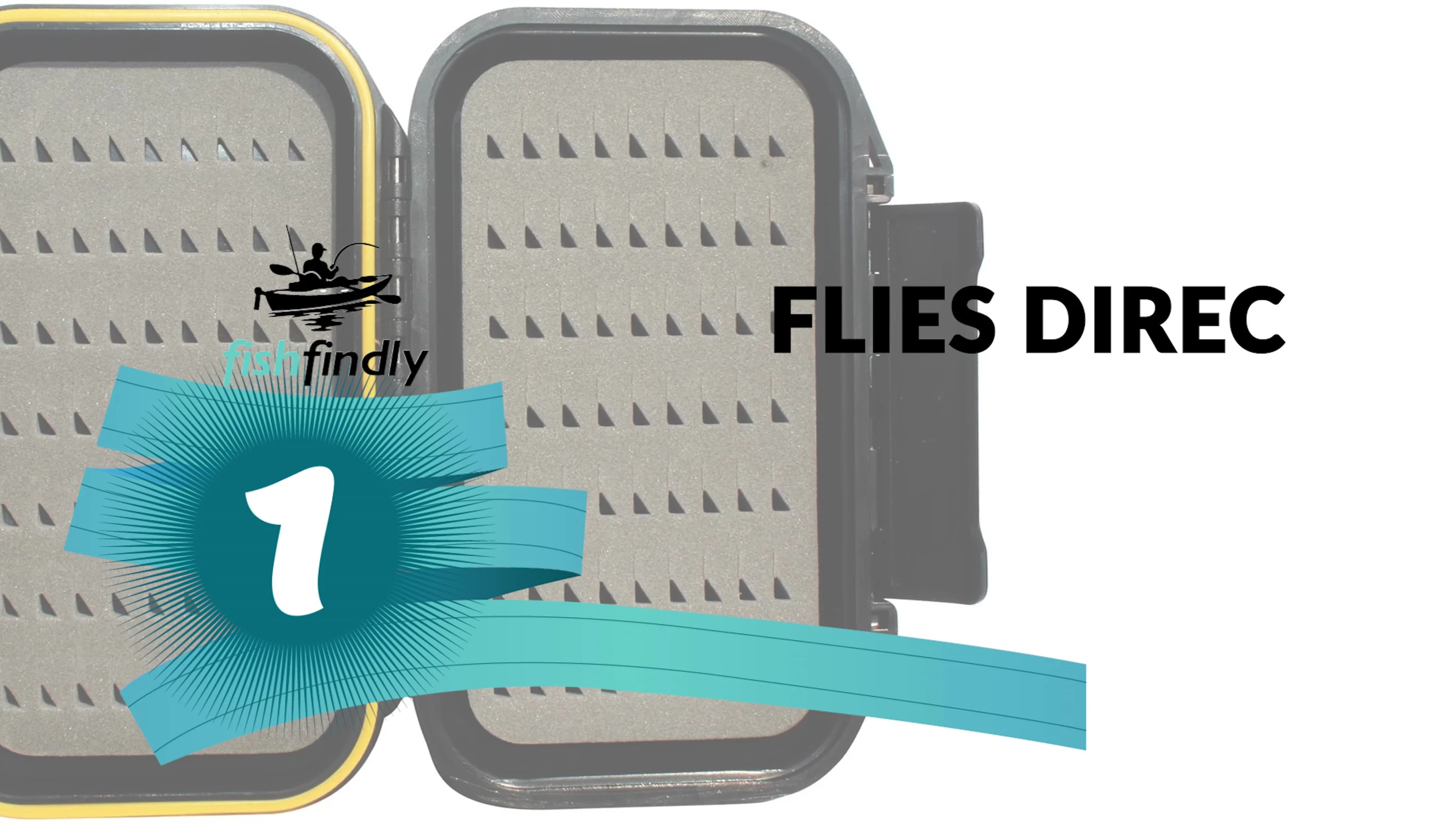 Fly's Direct Waterproof Fly Box highlighting its robust construction