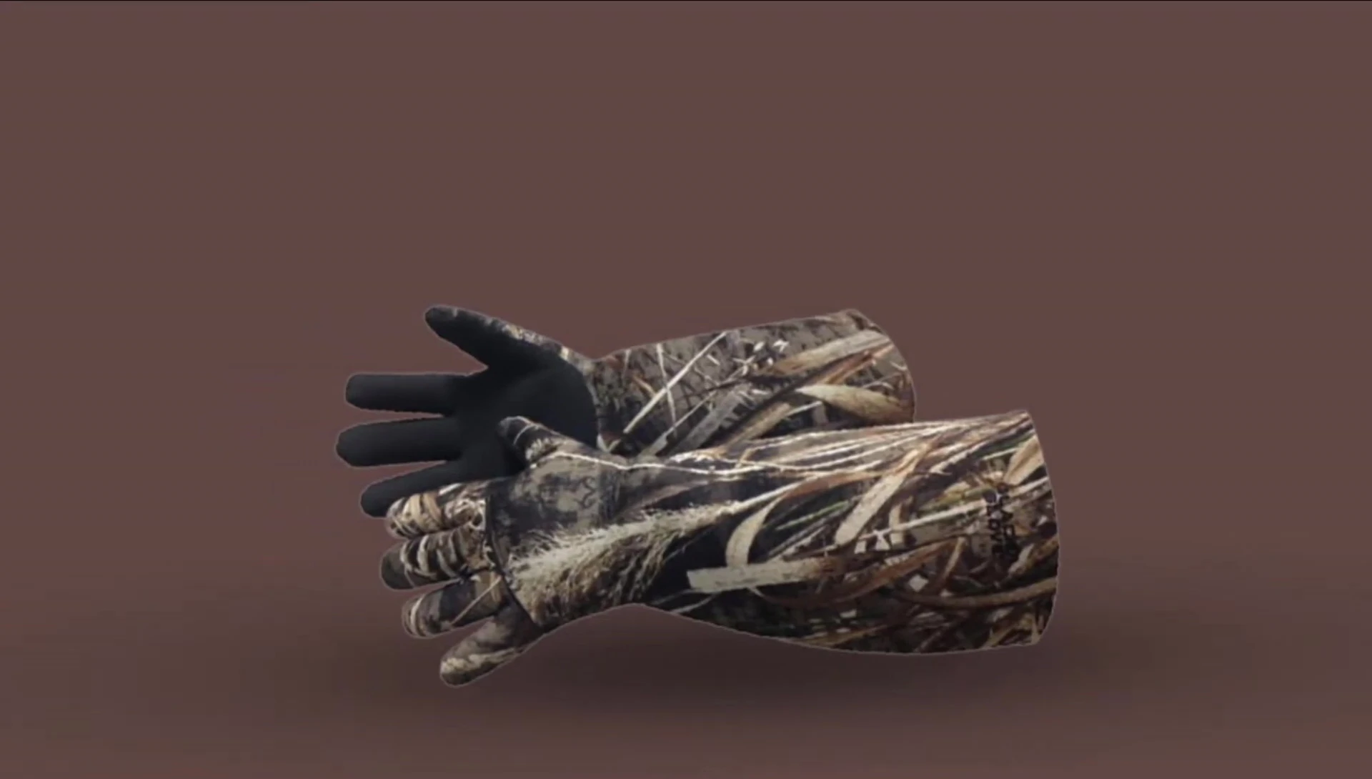 Image showing the elbow-length design of the gloves