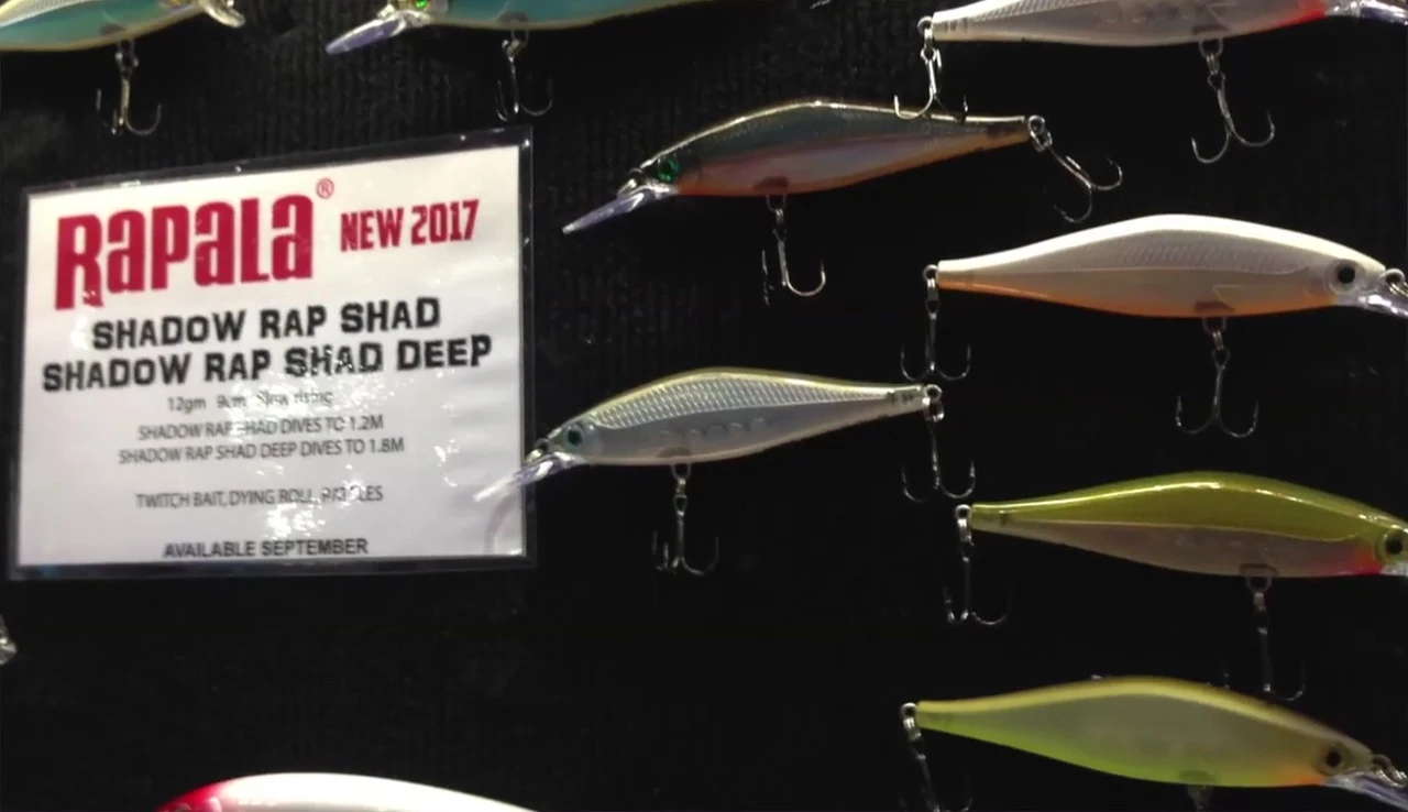 Final shot of the lures, encouraging viewers to check out the website.