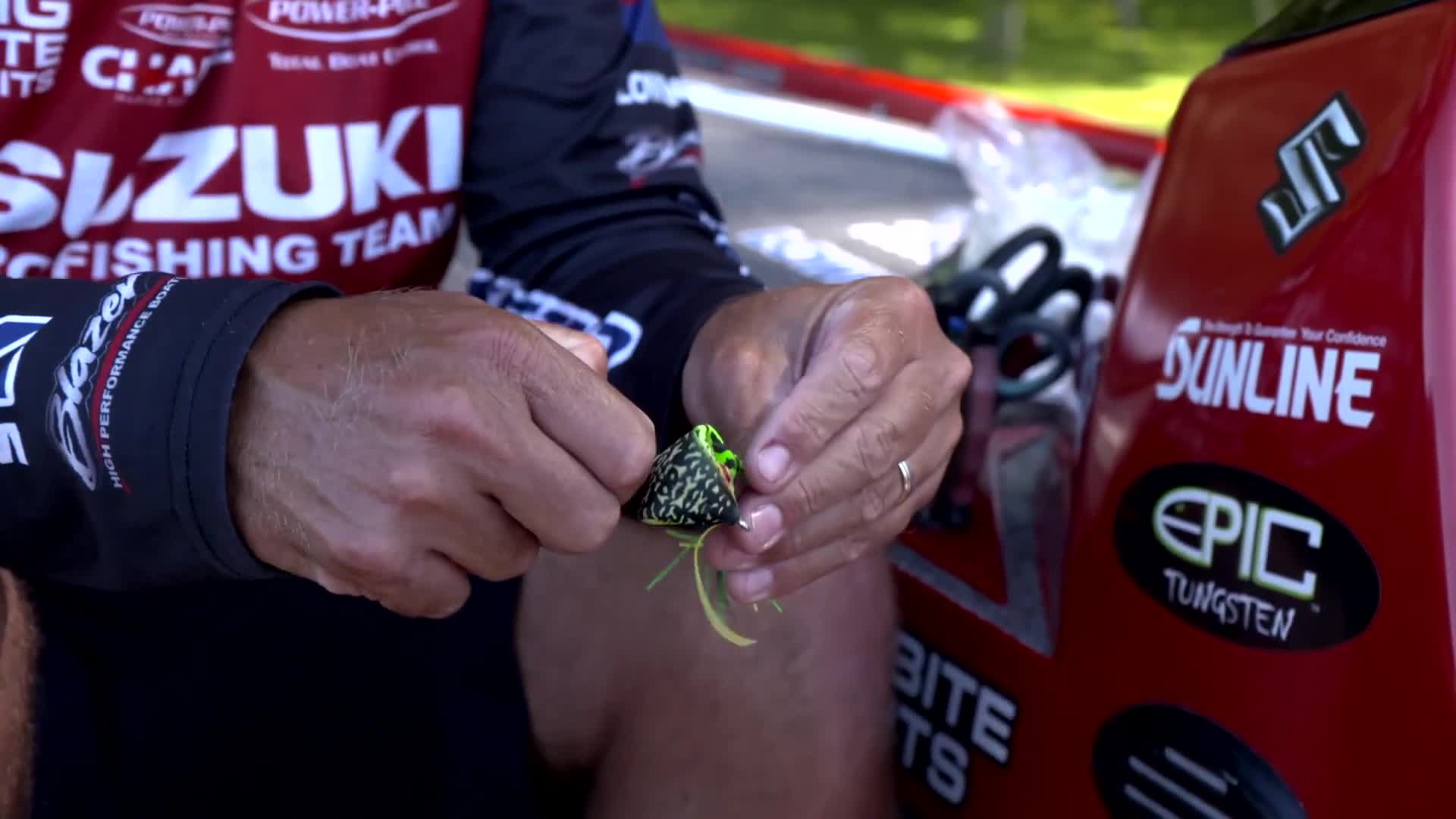 Peeling back the SPRO Bronzeye Frog's body