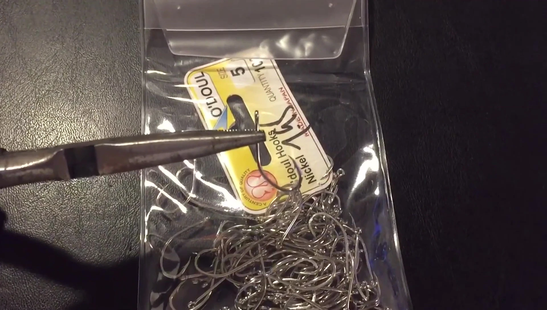 Close-up of Duel Style Hook showcasing its bend