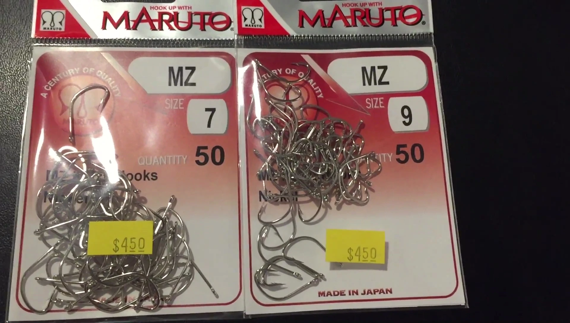 Example of Maruu Brand Hooks