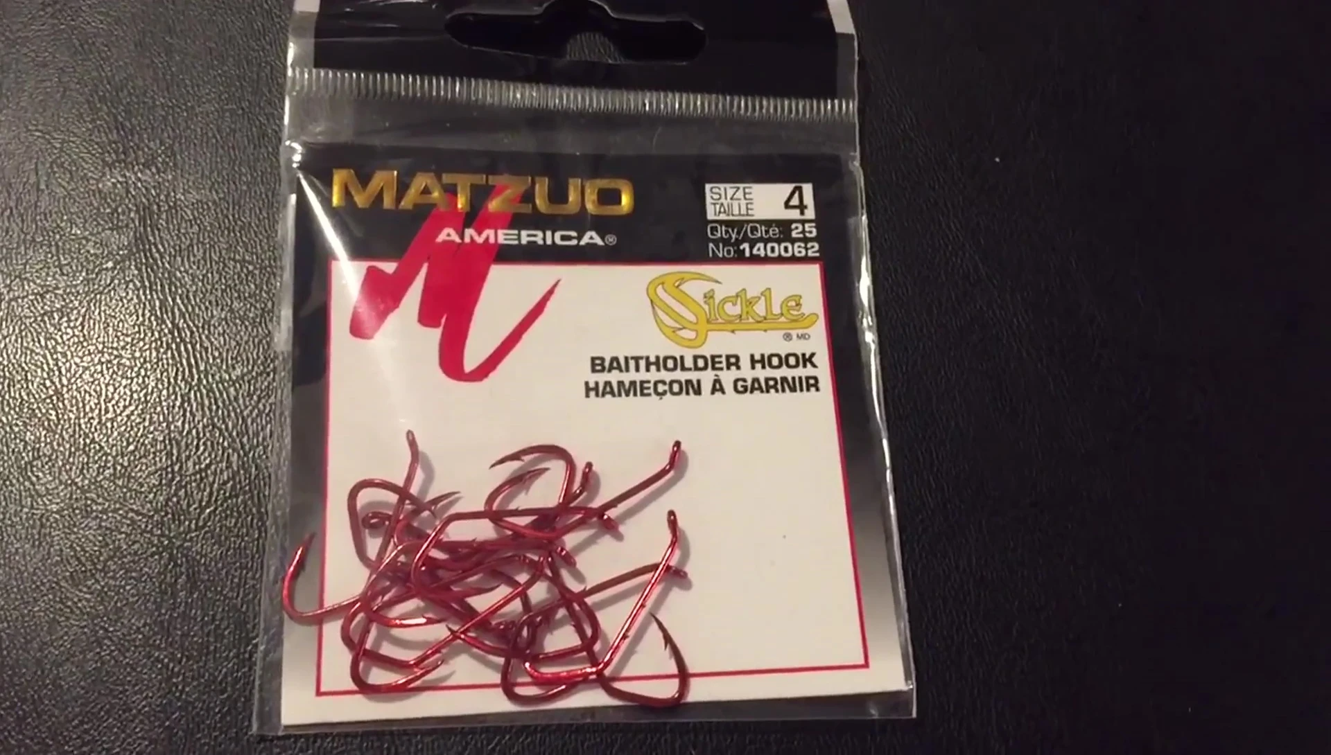 Matsuo Sickle Hooks showcasing their offset