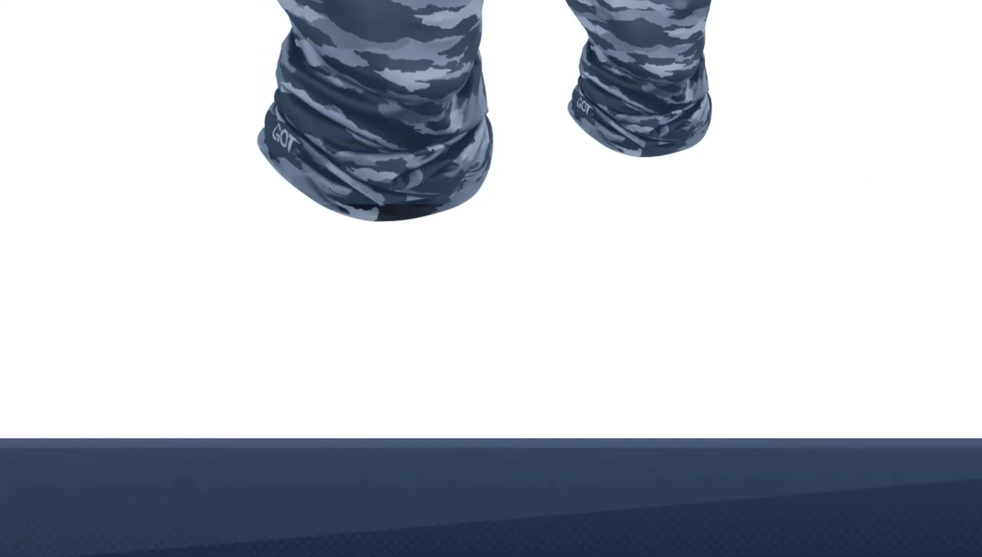 Person wearing the Godsports Fishing Mask