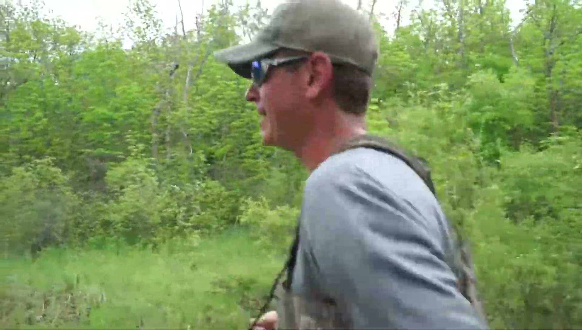 Scott providing an update on his progress during the race.
