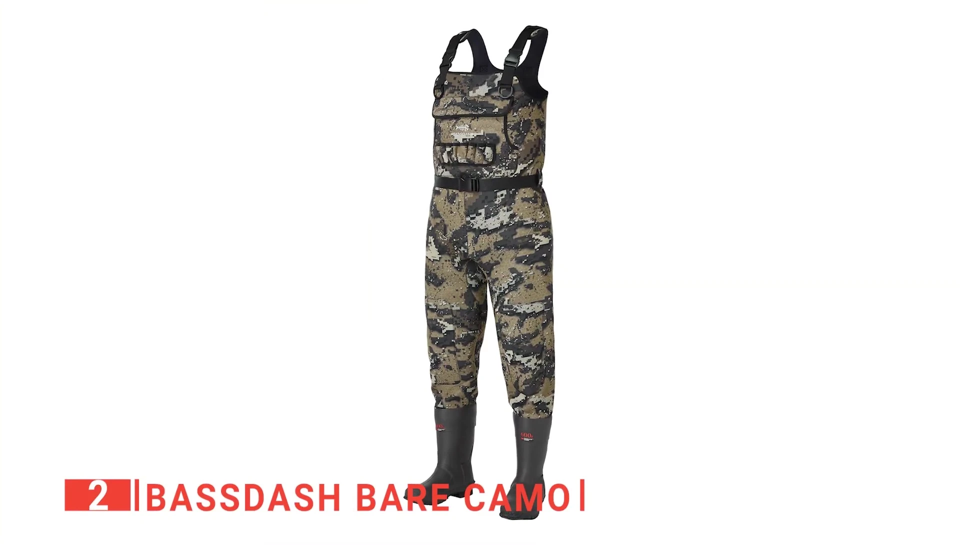 Bassdash Bear Camo waders
