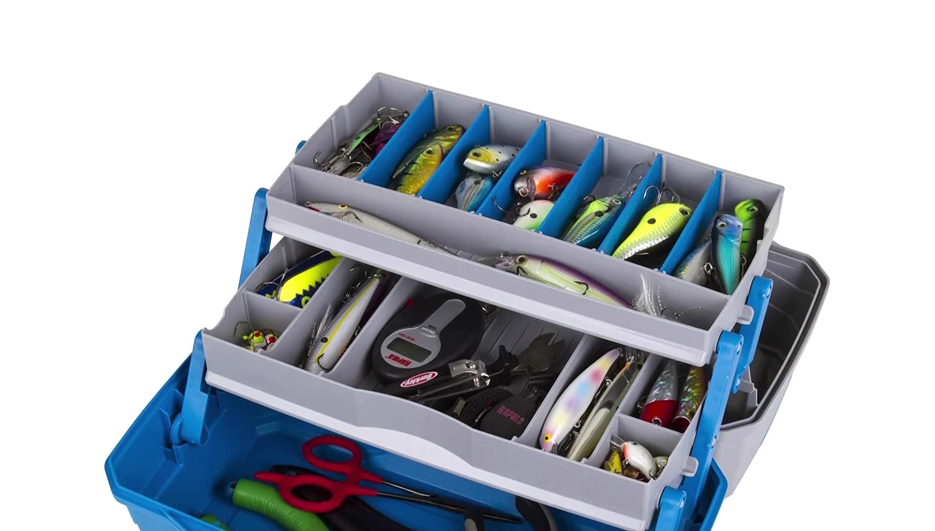 Interior tray compartments