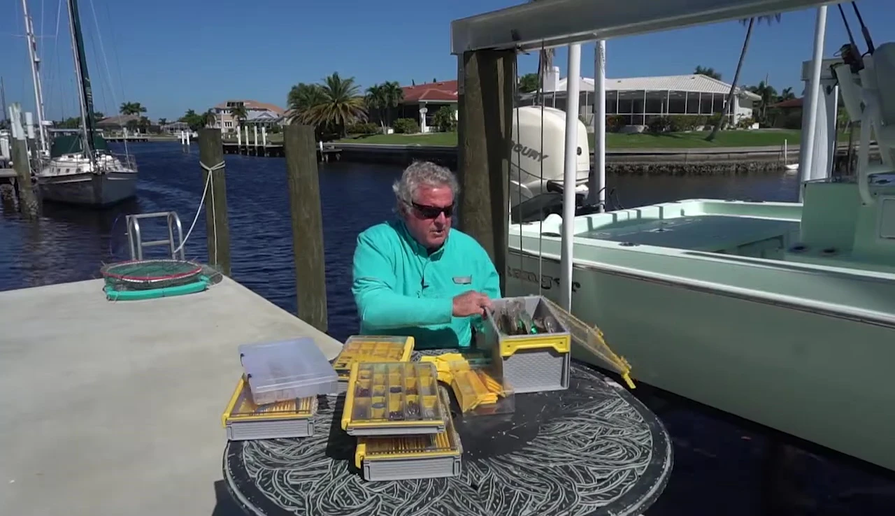 The large crankbait box filled with grouper trolling baits