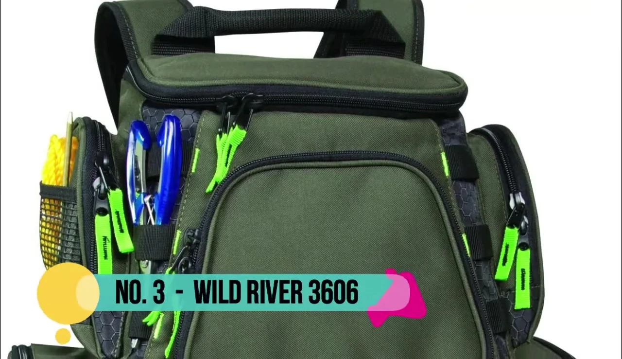 The Wild River 3606 shown as a backpack, highlighting its versatility.