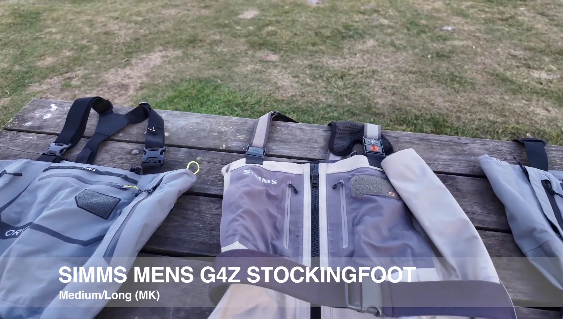 Speaker showing the Simms G4Z waders