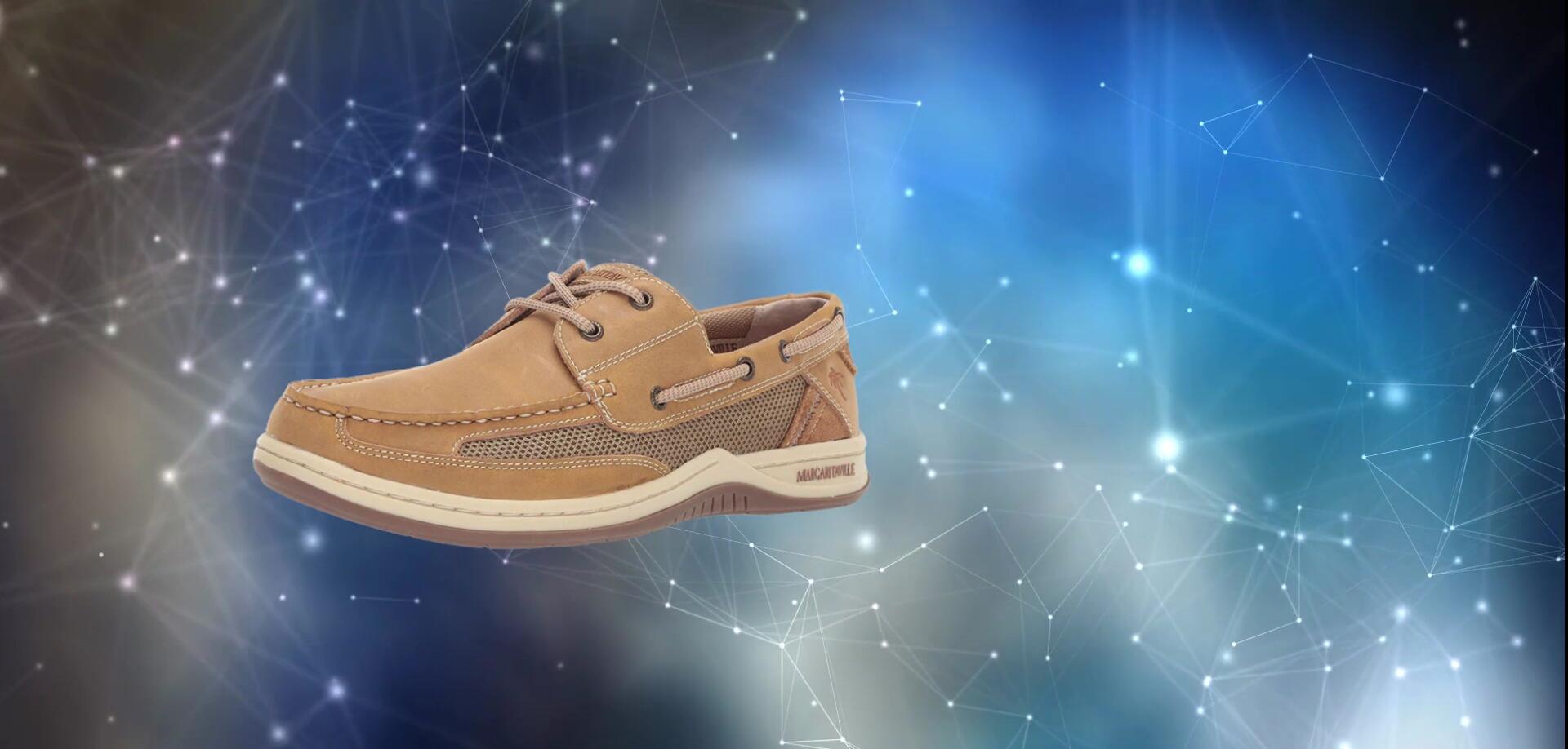 Margaritaville Men's Anchor Lace Boat Shoes