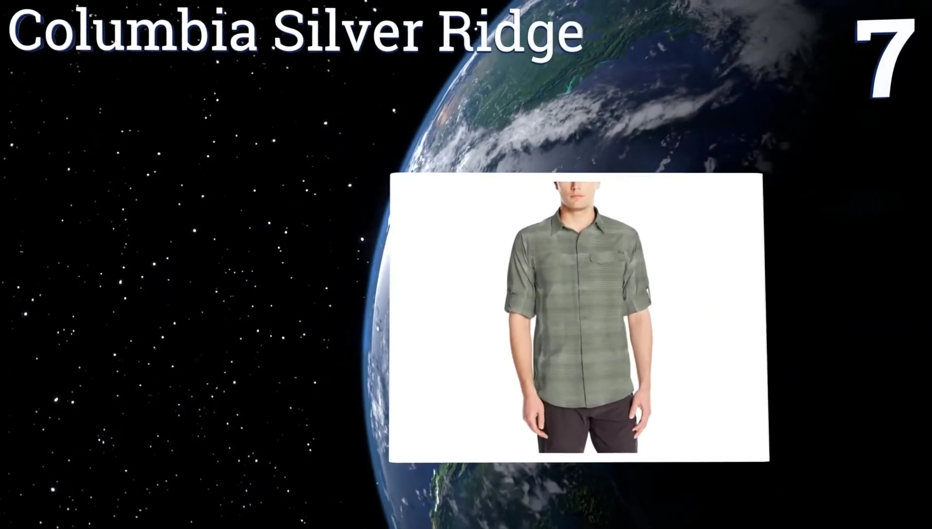 A model showcasing the Columbia Silver Ridge Lite Shirt's fit and style.