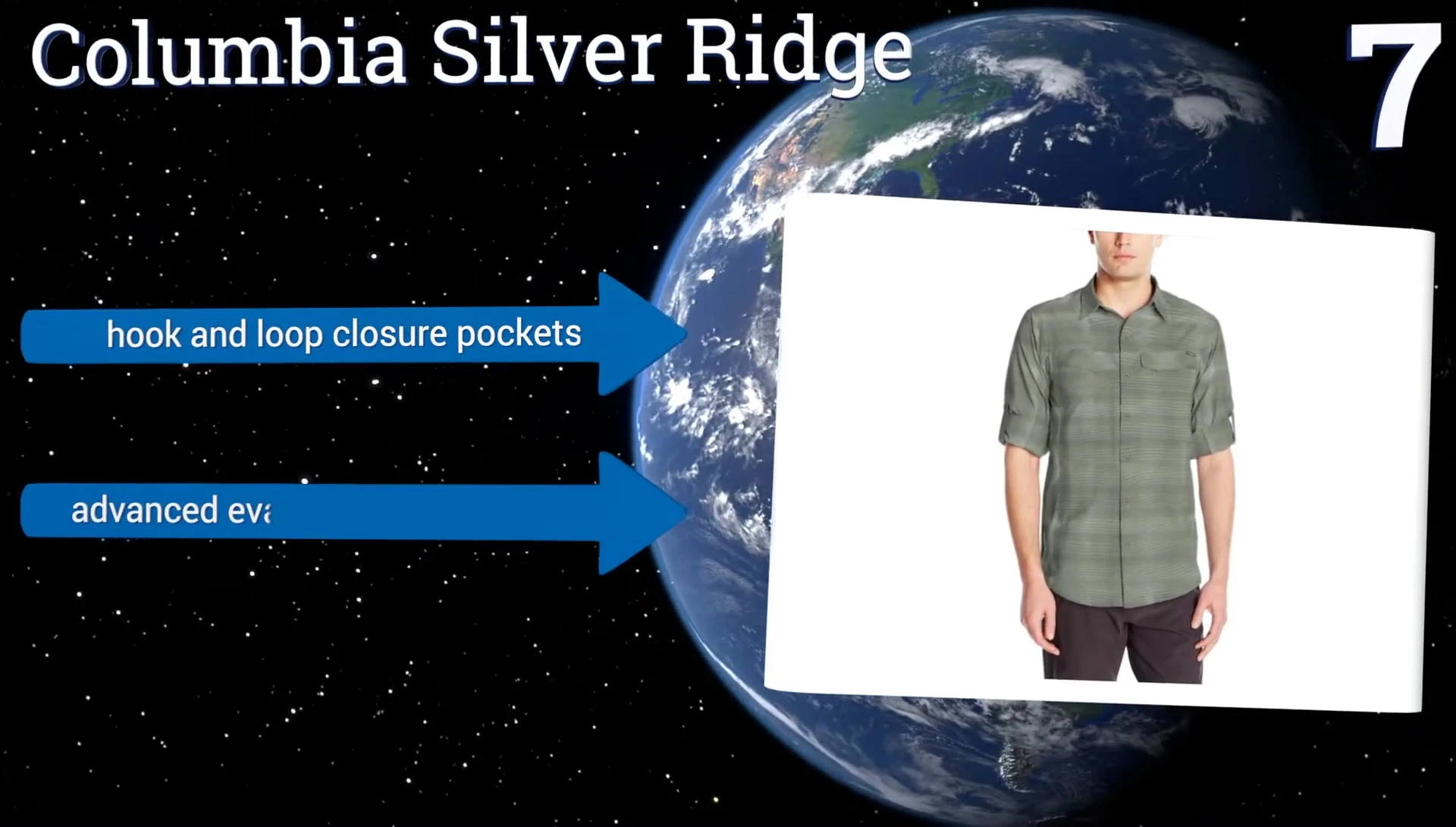 Close-up view of the shirt's pockets and details
