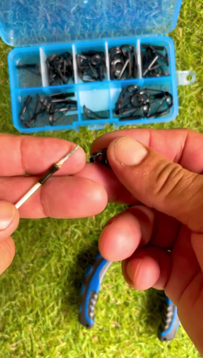 Select a replacement rod tip that's a slightly loose fit to allow room for glue.