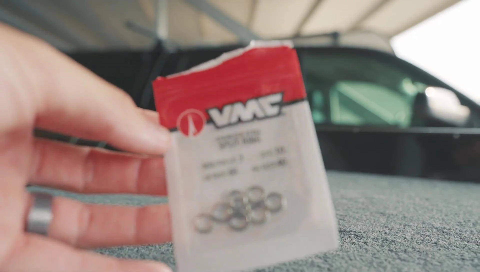 Close up of VMC split ring