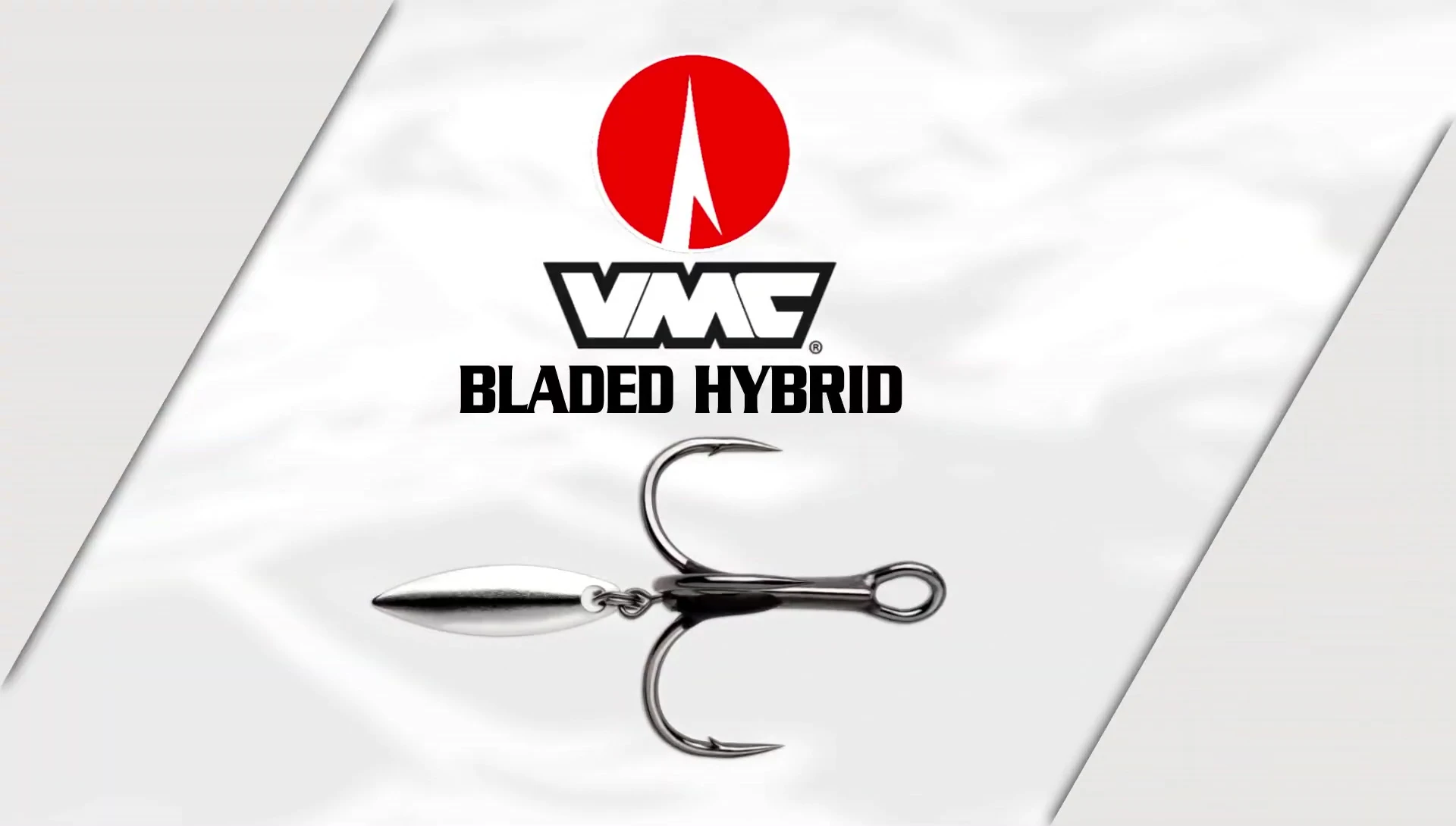 Demonstration of how to attach the bladed hook to an existing lure.