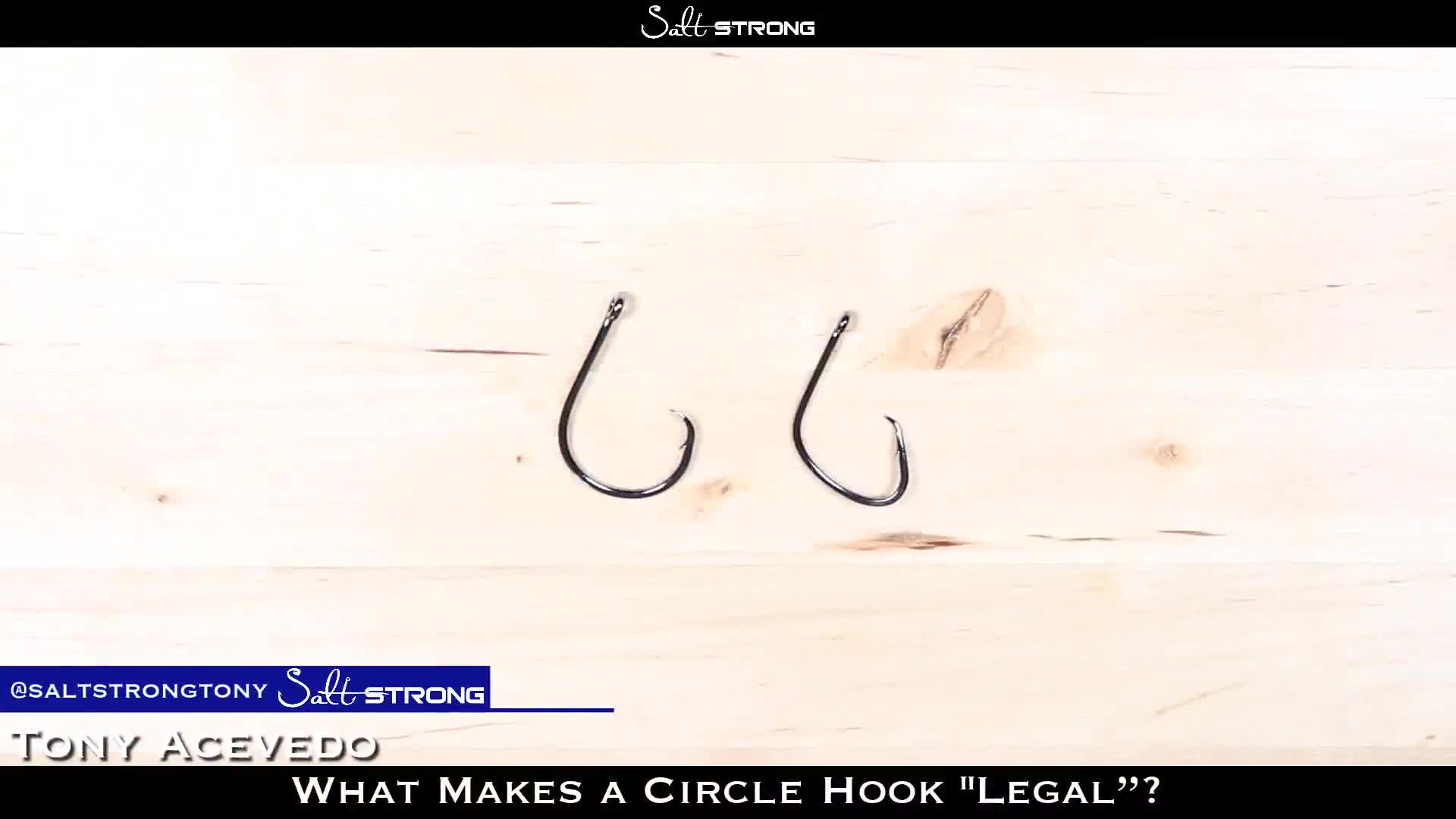Intro shot explaining circle hooks