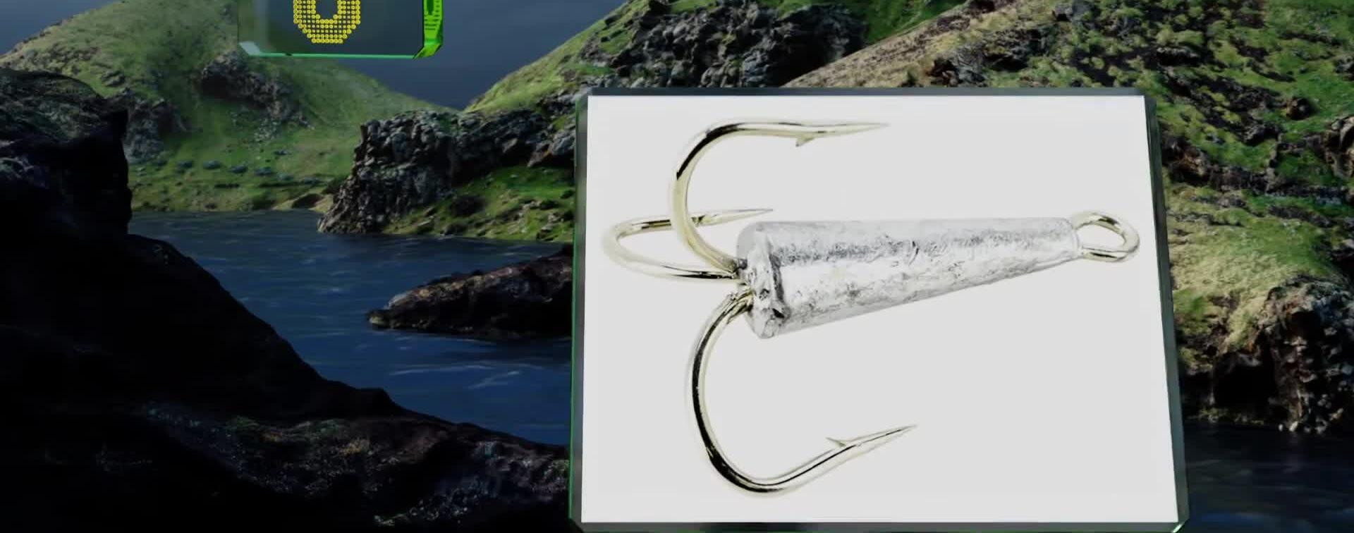Lasting Tackle 5-Pack Treble Hooks
