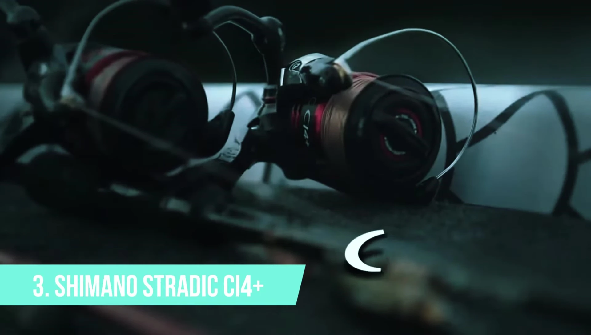 The Shimano Stradic CI4+ reel displayed