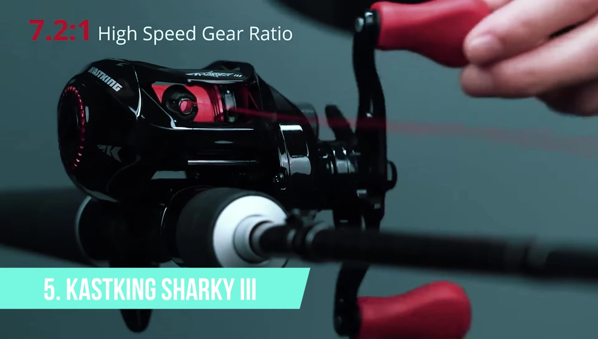 The Casking Sharky 3 reel shown