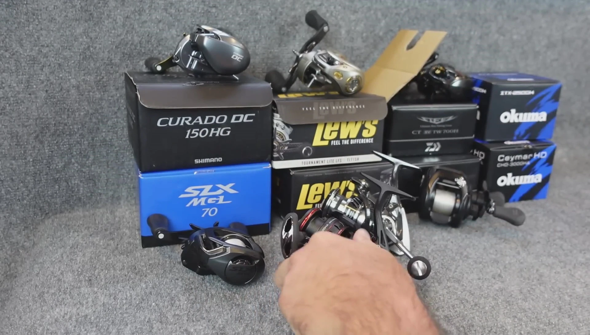 The Okuma Epixor spinning reel