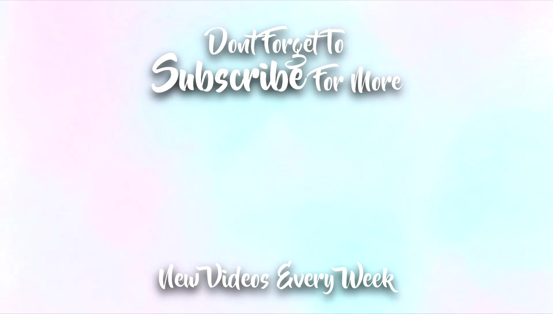 End screen of the video.