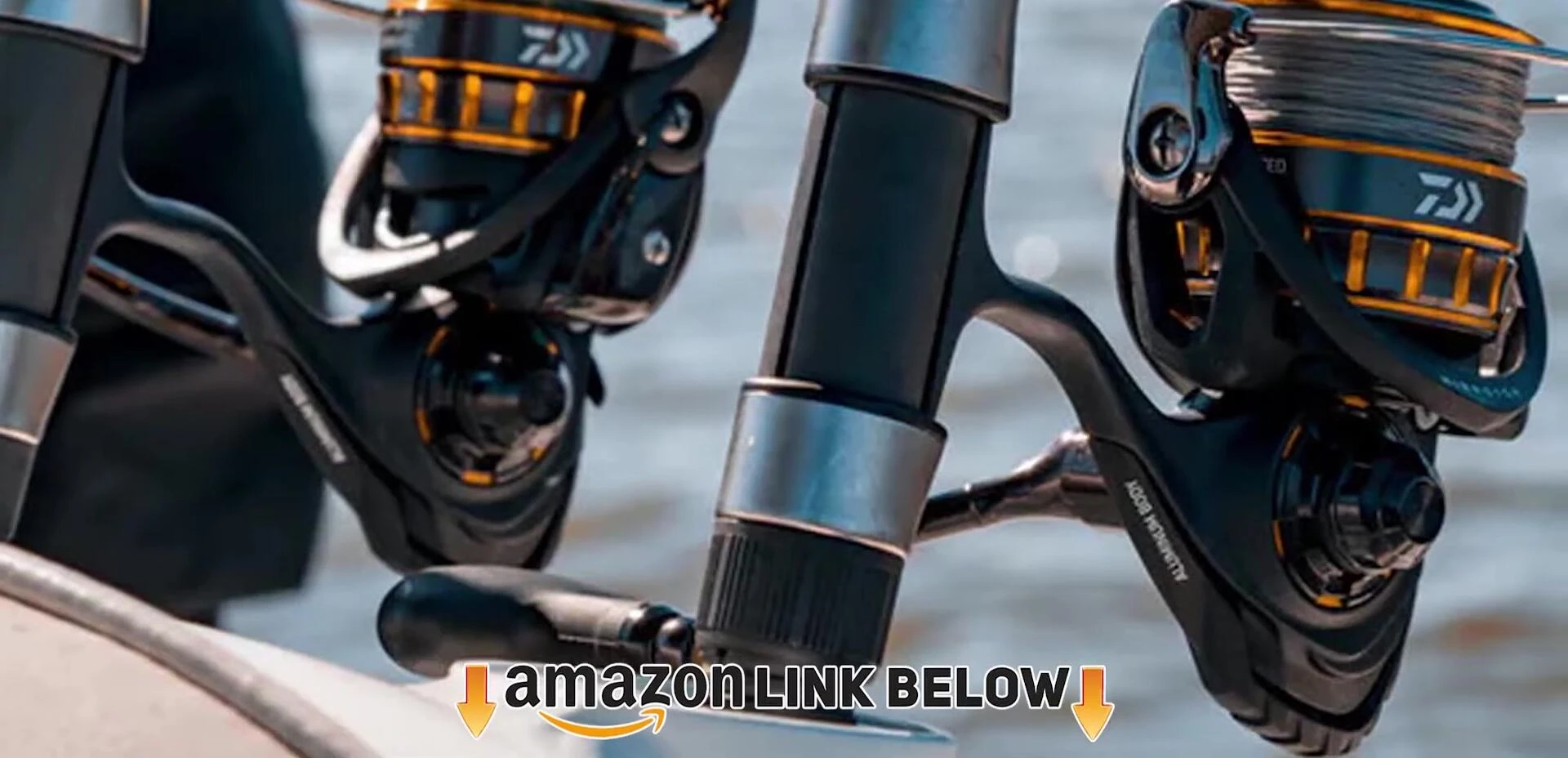 Angler demonstrating the casting of the Daiwa BG 8000 reel