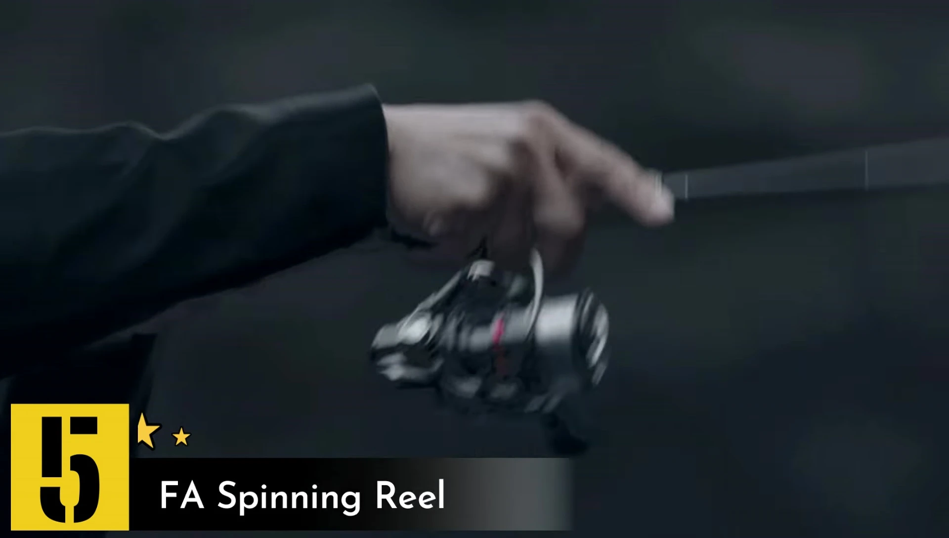 Shimano Vanford FA spinning reel highlighted.
