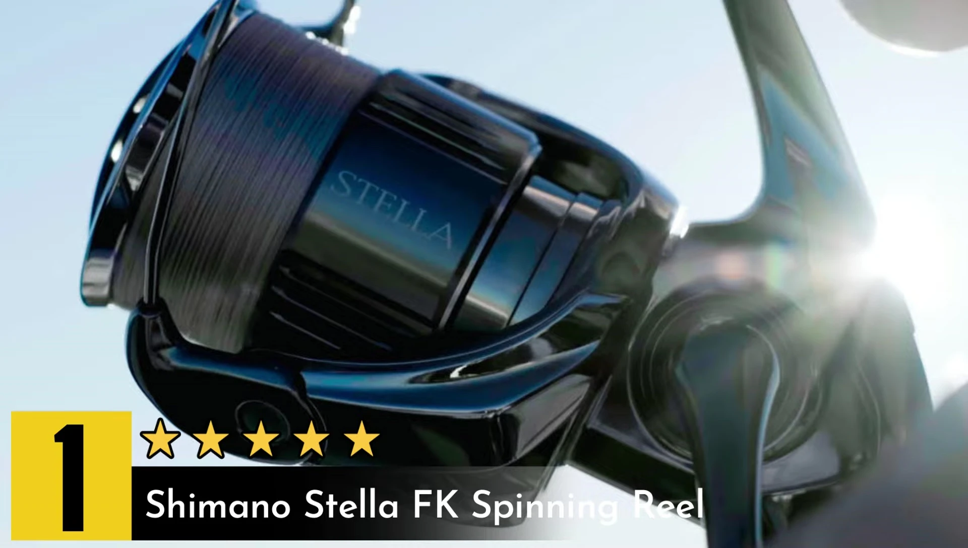 Shimano Stella FK spinning reel.