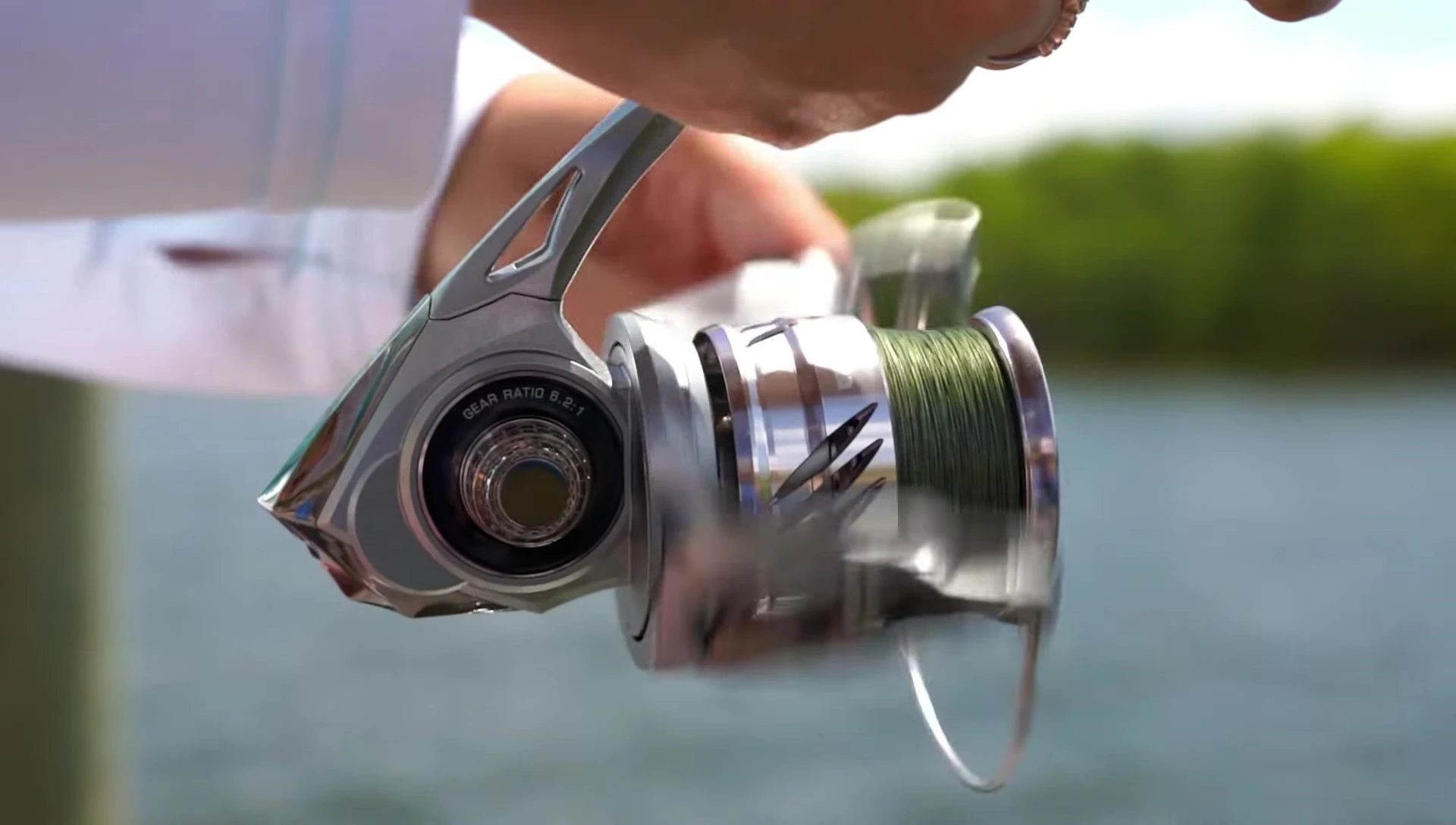 Image depicting the Okuma X Series in a saltwater fishing setting.